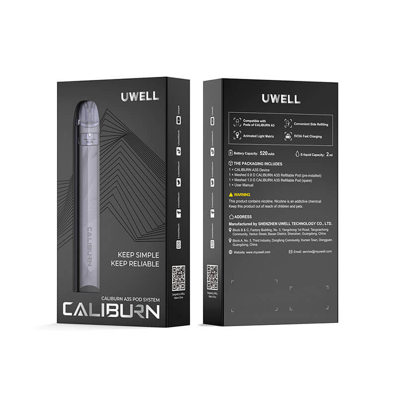 Uwell咖喱A3主機套裝-注油煙桿-VAKA糖果雲煙館