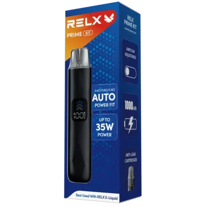 【RELX-Prime Kit悅刻開放式主機套裝】35W大功率可調氣流∣防漏煙彈小煙注油主機-VAKA糖果雲煙館
