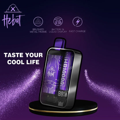 🌟HEBAT喜貝10000口拋棄式  超大容量10000口PLUS一次性電子煙-VAKA糖果雲煙館