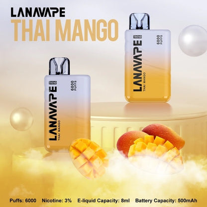 【LANA BAR BC 6000口】大容量新款拋棄式6000口-超涼款一次性電子煙-VAKA糖果雲煙館